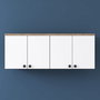 Hanah Home Armario Multiusos BA120 - 2670 Nogal y Blanco